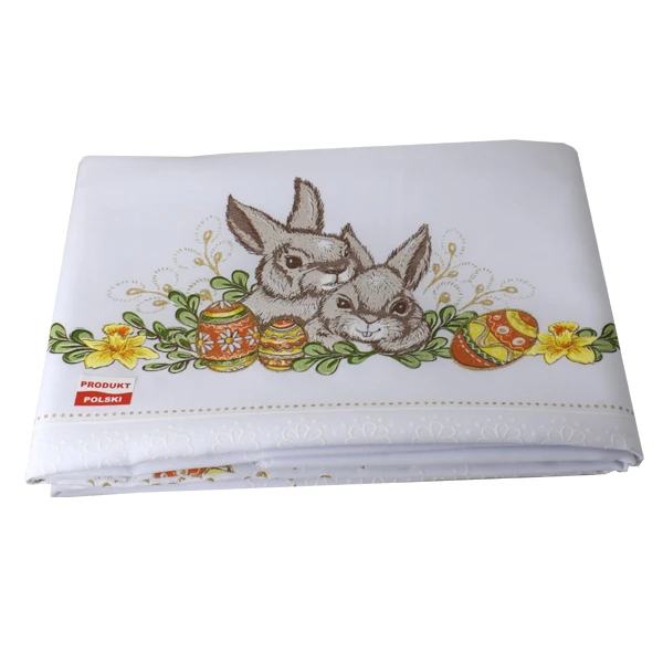 ROD-OBRUS 140X220 *WIELKANOC* ZŁOTY