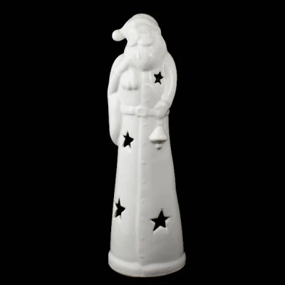 CER-MIKOŁAJ WIELKI Z GWIAZDKAMI *SZKLIWO BIAŁE* C-790SZB