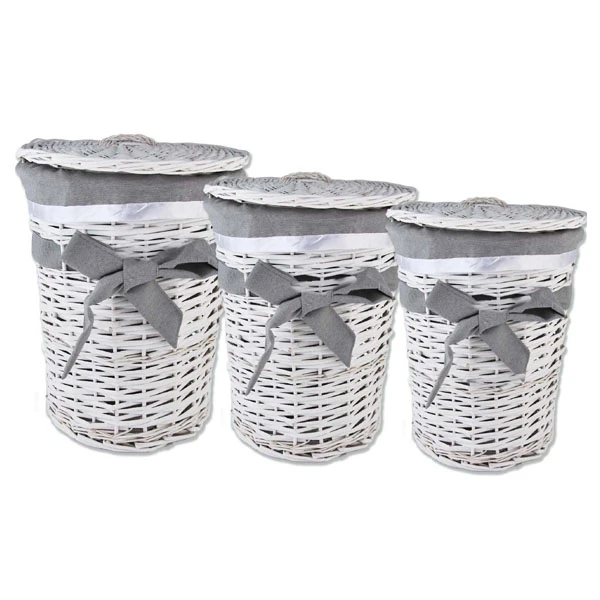 MON-KOSZ WIKLINOWY OKRĄGŁY BIAŁY MAŁY 5095