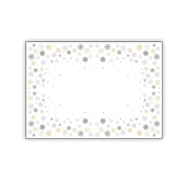 MAR-OBRUS WODOODPORNY SREBRNO-ZŁOTY *MROZIK* 110X160CM