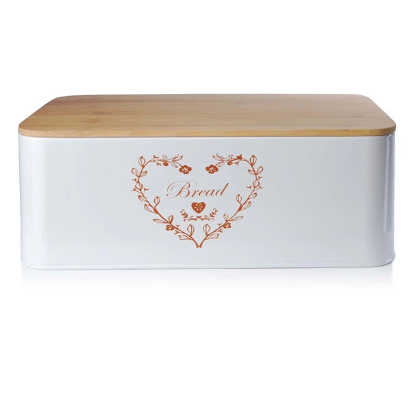 MON-CHLEBAK METAL BAMBUS BIAŁY 8066