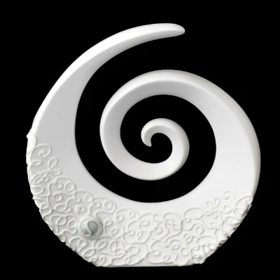 CER-STROIK SPIRALA DUŻA *DEKOR BIALY* C-231DB