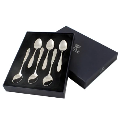 GER-*MONA* ZESTAW ŁYŻECZEK DO KAWY 6 CZ. POLEROWANY