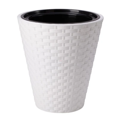 DONICA RATTANA OKRĄGŁA 40 BIAŁY + WKŁAD