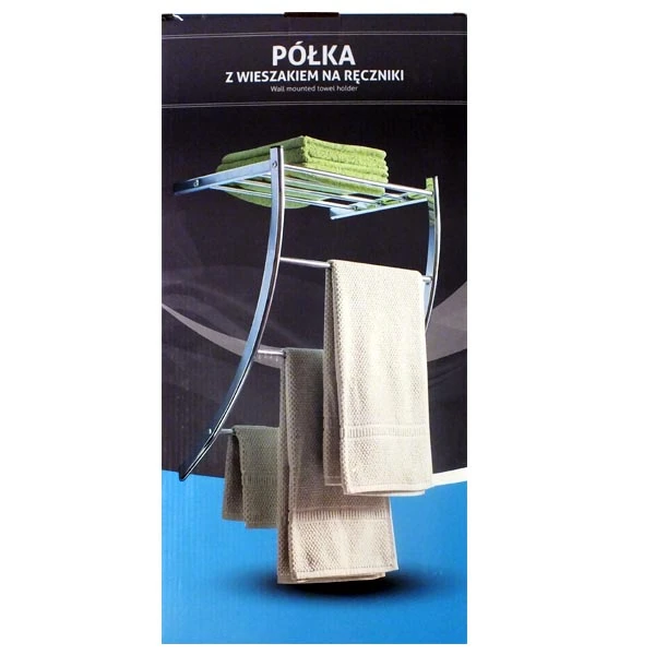 KONTRAST-PÓŁKA NA RĘCZNIKI Z WIESZAKIEM 28134