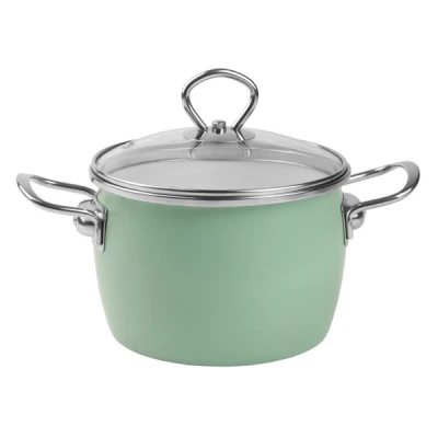 RYB-GARNEK EMALIOWANY OKUWANY 16 Z/P 2,3L ZIELONY  MARYNA