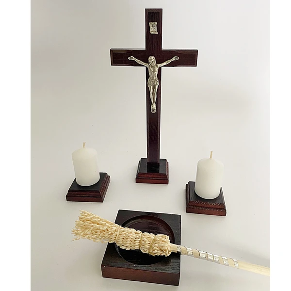 ZESTAW KOLĘDOWY DREWNIANY CIEMNY 00-20