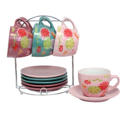 VERONI-KPL. FILIŻANEK NA WIESZAKU 6+6 *LIANKA*