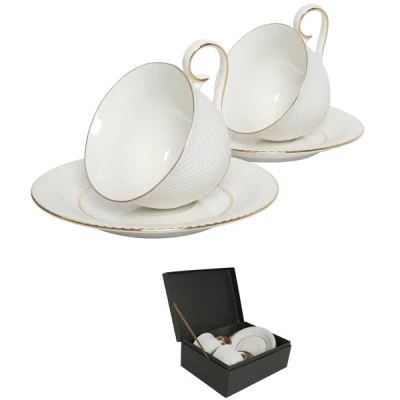 VER-KPL. FILIŻANEK+SPODEK 2+2  *PUCCINI*