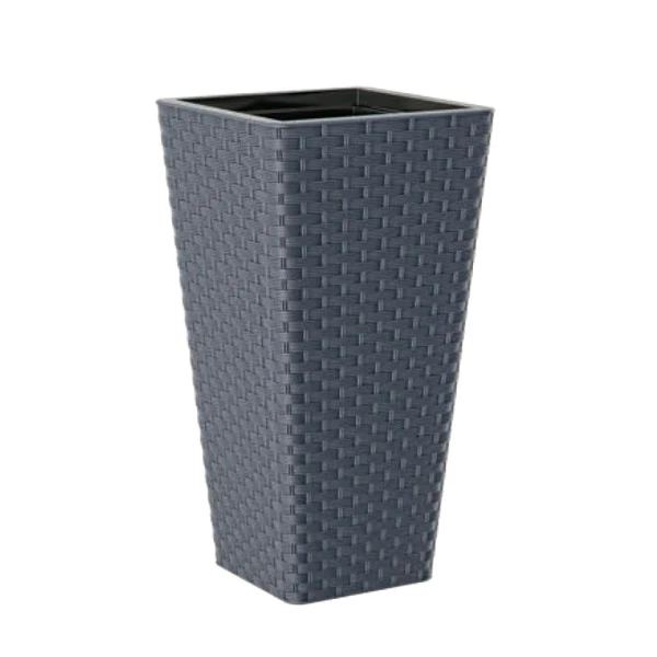 DONICA *RATTANA SLIM* KWADRAT 30 ANTRACYT + WKŁAD