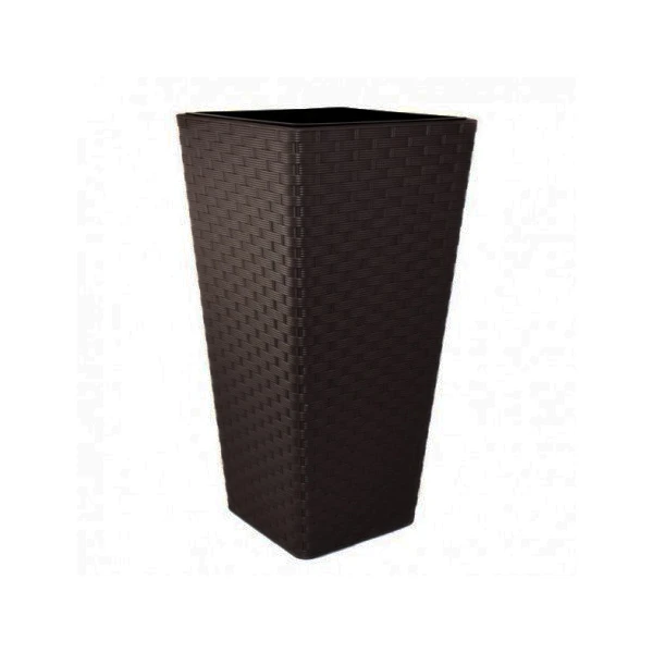 DONICA *RATTANA SLIM* KWADRAT 30 CIEMNY BRĄZ + WKŁAD