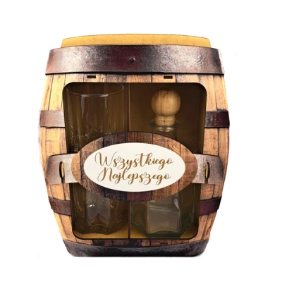 AN-KPL.KARAFKA *BECZKA+2 SZKLANKI* 825