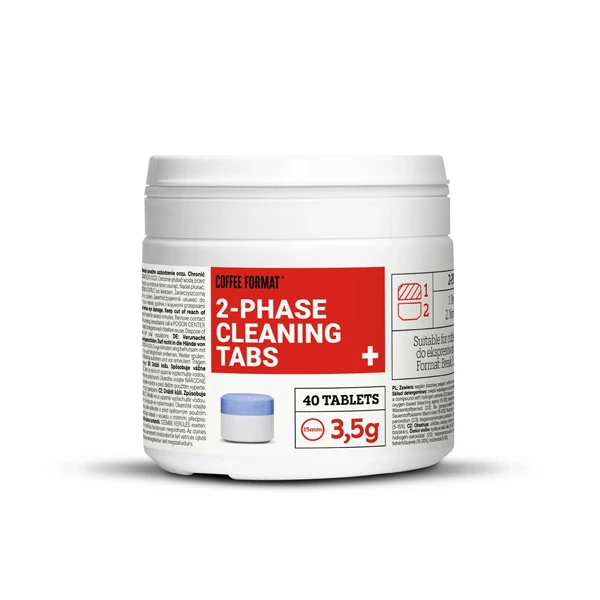 COFFEE-TABLETKI 2-FAZOWE CZYSZCZĄCO-KONSERWUJĄCE 40X3,5G