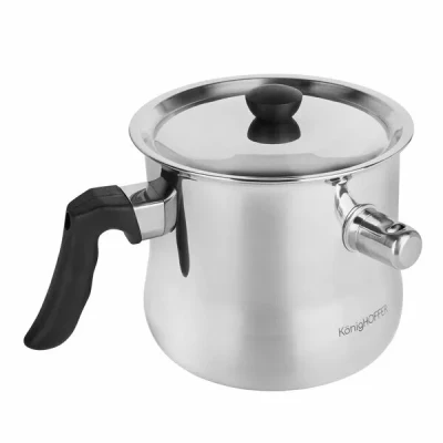 TAD-GARNEK DO MLEKA Z GWIZDKIEM I POKRYWKĄ 1,5L INDUKCJA