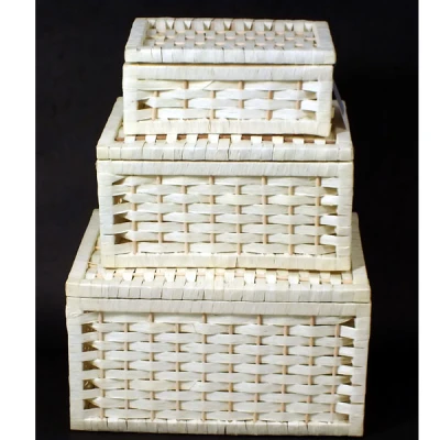 DM-KPL. 3-KOSZY WIKLINOWYCH 9508 G15 KREM