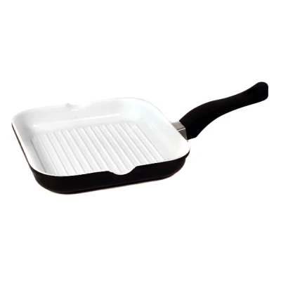 KH-3946 PATELNIA CERAMICZNA GRILL 28CM