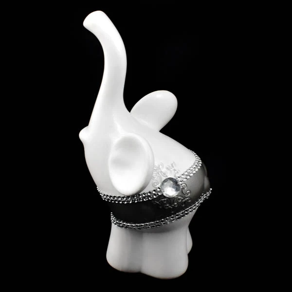 CER-SŁOŃ PLASTUŚ DUŻY *DECOR PASEK BIAŁY* C-555P