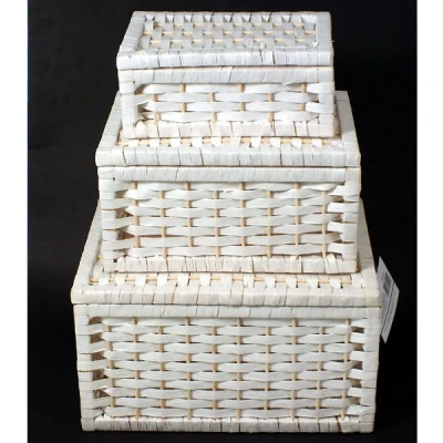 DM-KPL. 3-KOSZY WIKLINOWYCH 9508 G14 BIAŁY