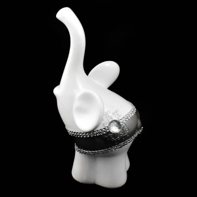 CER-SŁOŃ PLASTUŚ DUŻY *DECOR PASEK BIAŁY* C-555P