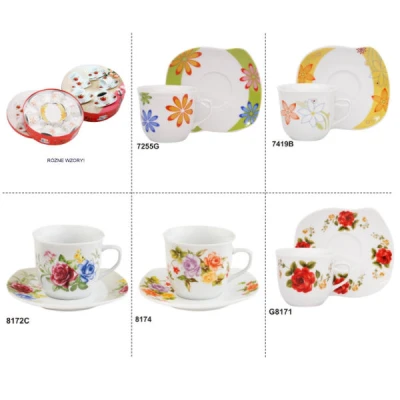 VERONI-KPL. FILIŻANEK 6+6 *LUCYNKA*