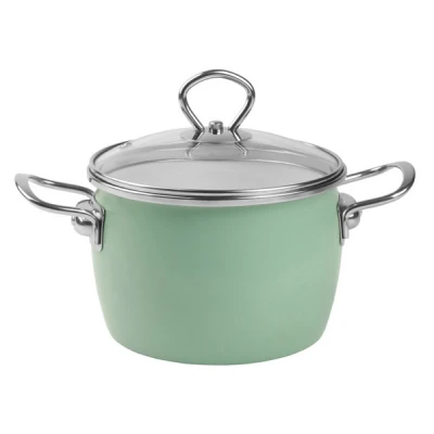 RYB-GARNEK EMALIOWANY OKUWANY 18 Z/P 3L ZIELONY  MARYNA