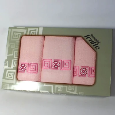 EUROMAT-KPL. 3 RECZNIKÓW *SZMARAGD HAFT*