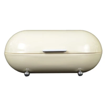 CHLEBAK STALOWY OWAL KREM