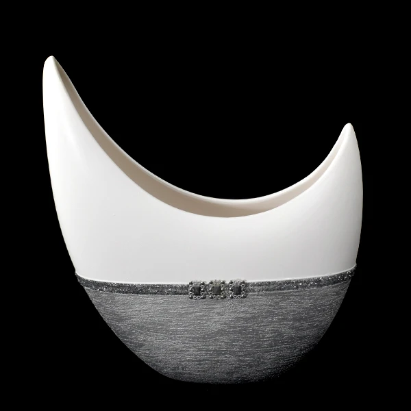 CER-WAZON KSIĘŻYC BEZ DZIUR *DEKOR AKSAMIT* C-398AK