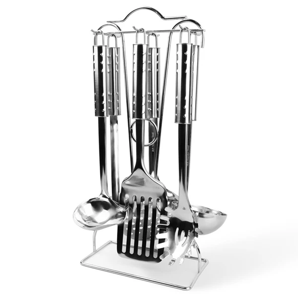 SPL-1545 ZESTAW 6 PRZYBORÓW KUCHENNYCH NA STOJAKU