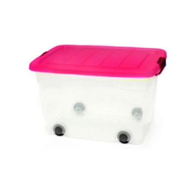 KON-POJEMNIK ROLLER BOX 60L *POKRYWA RÓZOWA* 8997.2