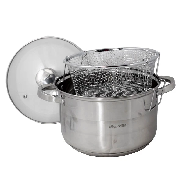 GARNEK 6,5L 24CM Z/P NIERDZEWNY Z SITKIEM 5625S