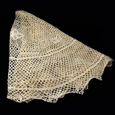 MESA-OBRUS SZYDEŁKOWY 021 BEŻ/NATURALNY *OKRĄGŁY* 120