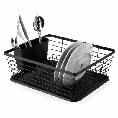 TAD-SUSZARKA DO NACZYŃ *IRMA* 36,3X30,2X14,5 CZARNA