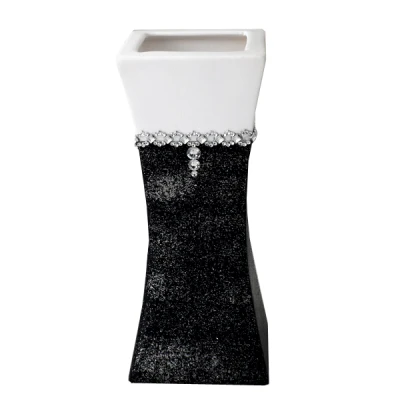 CER-WAZON KWADRAT WKLĘSŁY MAŁY *DECOR BROKAT* C-527B