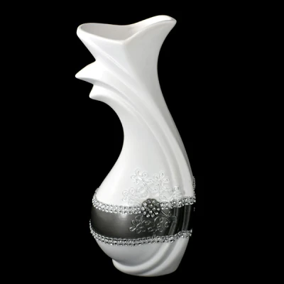 CER-WAZON PIÓRKO DUŻY *DECOR PASEK-BIAŁY* C-681P