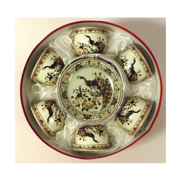 MMG-KPL. FILIŻANEK 6+6 PAWIE PK12