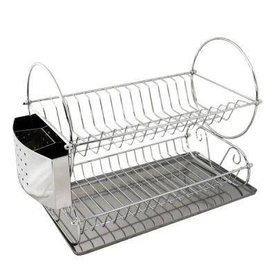 MX0082-SUSZARKA DO NACZYŃ 2-POZ. Z METALOWĄ PODSTAWĄ