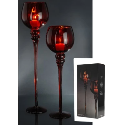 NL-2 ŚWIECZNIKI SZKL.CZERWONE