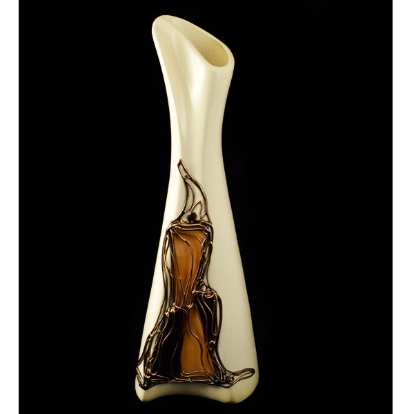 CER-WAZON KRAWAT WIELKI *WITRAŻ KREM* C-816W