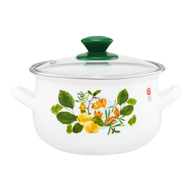 DAJ-GARNEK EMALIOWANY Z/P PYZA 24CM PIGWA 35054