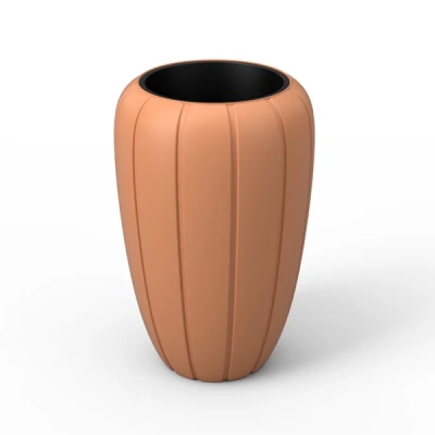 LAM-DONICZKA * GAJA ŚREDNIA* fi400 h600 TERAKOTA + WKŁAD FI28