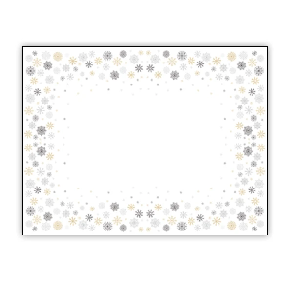 MAR-OBRUS WODOODPORNY SREBRNO-ZŁOTY *MROZIK* 140X180CM