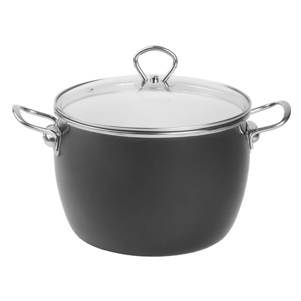 RYB-GARNEK EMALIOWANY OKUWANY 22 Z/P 5L CZARNY MARYNA