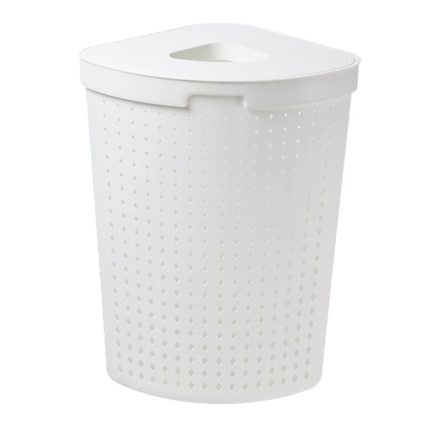 SK-KOSZ NAROŻNY NA BIELIZNĘ BIAŁY 6030