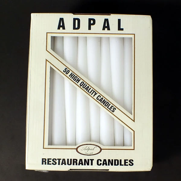 ADPAL-ŚWIECA GASTRONOMICZNA BIAŁA A'50