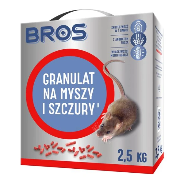 BROS-GRANULAT NA MYSZY I SZCZURY 2,5KG