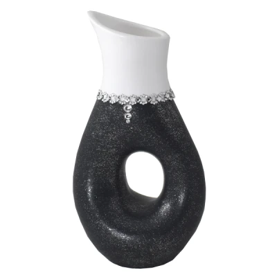 CER-WAZON KARAFKA Z DZIURĄ *DECOR BROKAT* C-435B