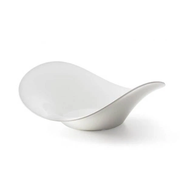 HENDI-MISKA Z MELAMINY W KSZTAŁCIE FALI - BIAŁA 355X355X123MM 561461