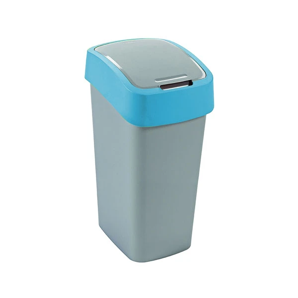 KOSZ NA ŚMIECI *FLIP BIN* 45L NIEBIESKA POKRYWA 217818