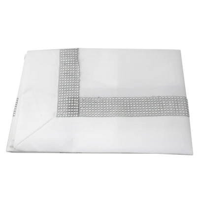 MESA-OBRUS *GLAMUR* BIAŁY 140X220 049